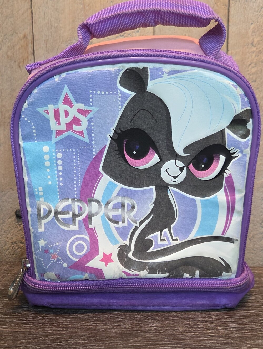 Littlest Pet Shop Soft Lunchbox Cooler Pepper Pink Purple Collectible Kidcore